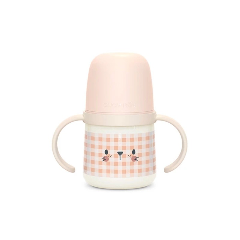 SUAVINEX Biberão Night & Day 150ml Antiderramamento +4M (Rosa)
