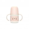 SUAVINEX Night & Day Baby Bottle 150ml Anti-Spill +4M (Pink)