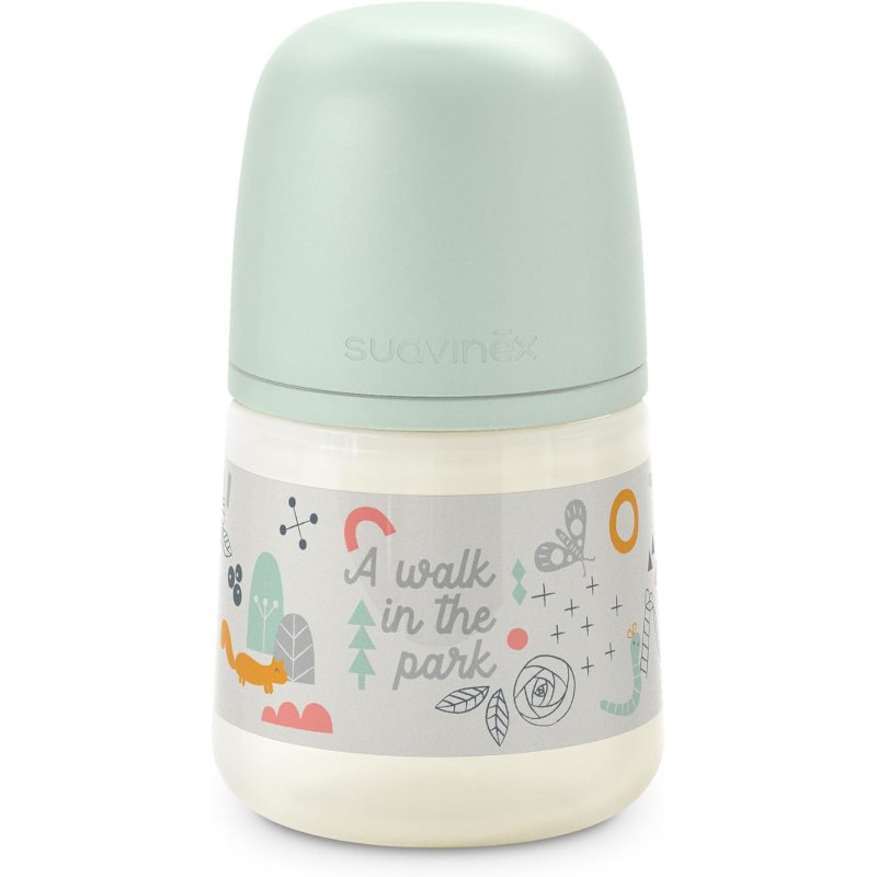 SUAVINEX Biberon Classique 150 ml T1M (Walk Green) SUAVINEX Biberon Classique 150 ml T1M (Walk Green)