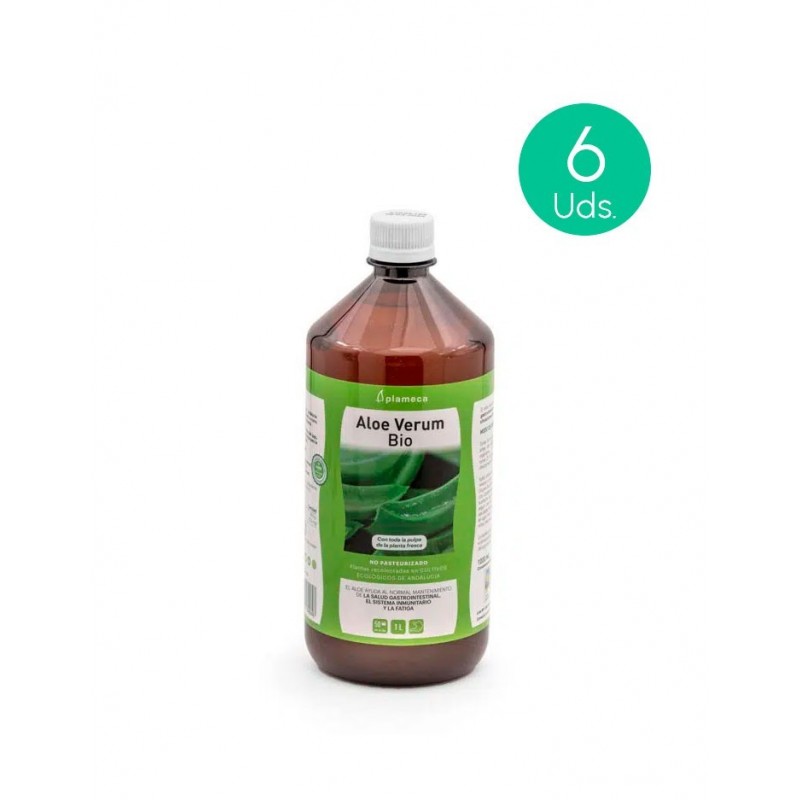 Packung mit 6 Plameca Aloe Verum Bio 1 L Packung mit 6 Plameca Aloe Verum Bio 1 L