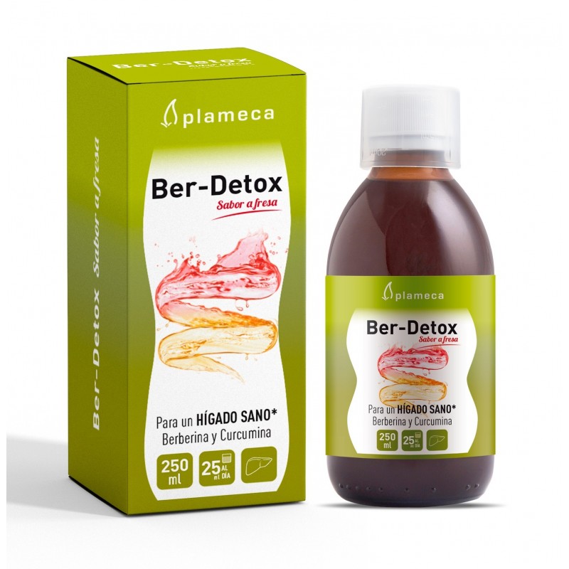 Plameca Ber-Detox Sabor Morango 250 ml