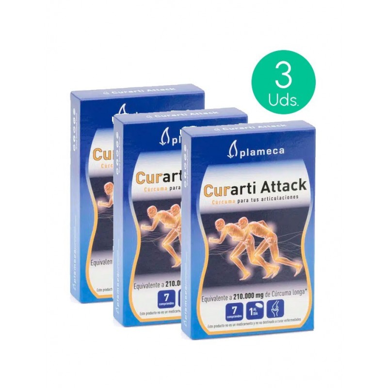 Confezione 3 Plameca Curarti Attacco 7 compresse Confezione 3 Plameca Curarti Attacco 7 compresse