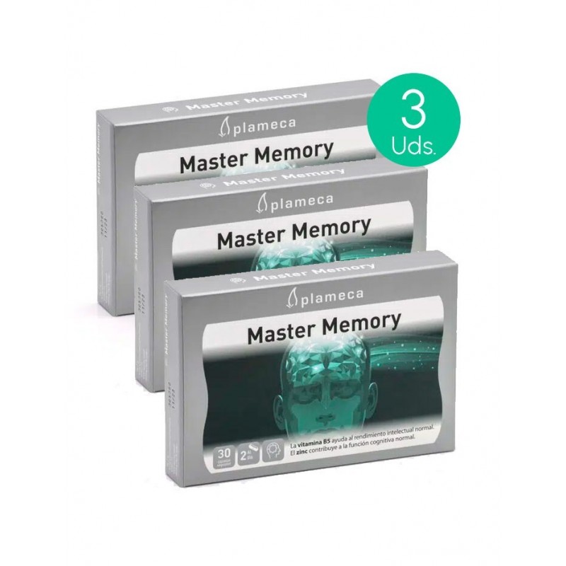 Pack 3 Plameca Master Memory 30 capsules Pack 3 Plameca Master Memory 30 capsules