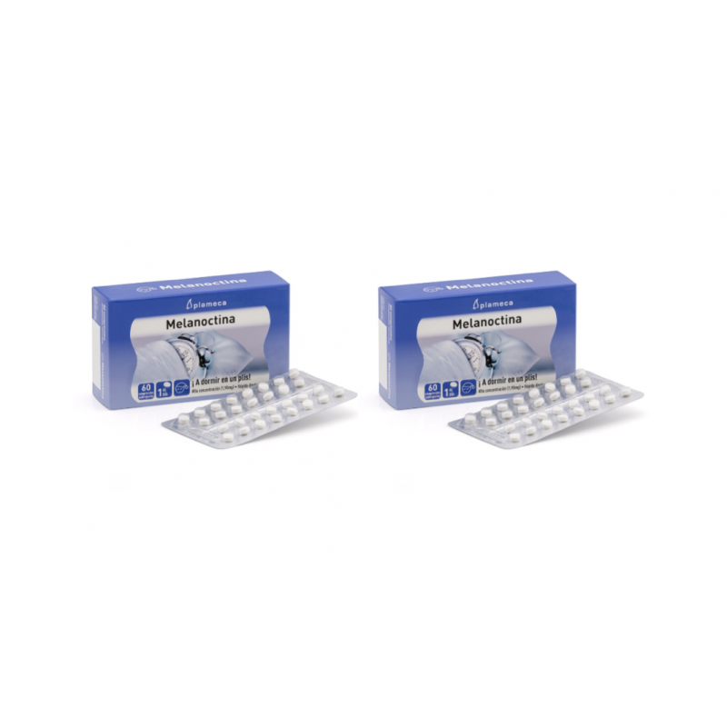 Pack 2 units Plameca Melanoctina Go to sleep in no time! 60 Tablets Pack 2 units Plameca Melanoctina Go to sleep in no time! 60 Tablets