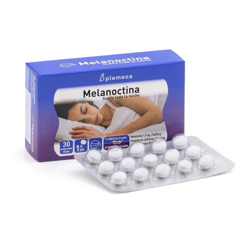 Plameca Melanoctin Dream All Night 30 comprimidos bicamadas Plameca Melanoctin Dream All Night 30 comprimidos bicamadas