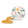 SUAVINEX Decorated Pin Brooch (Yellow Forest)