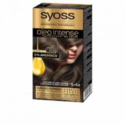 Syoss Oleo Intense Dye Without Ammonia 5.54 - Light Ash Brown 5 Pcs