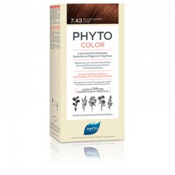 Phyto Phytocolor 7.43-Rubio Dorado Cobrizo 4 U