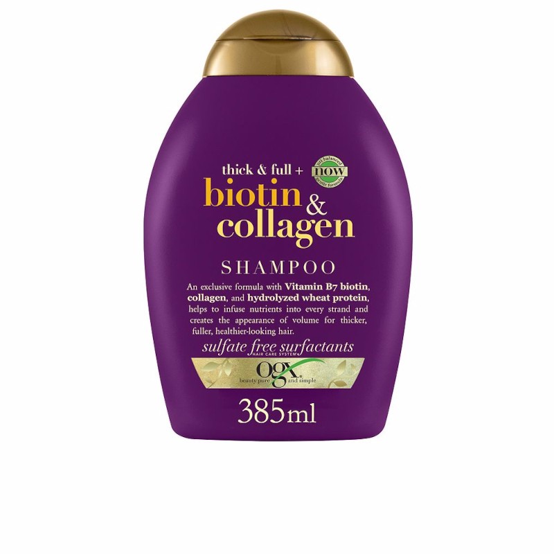 Shampoo per capelli alla biotina e collagene Ogx 385 ml