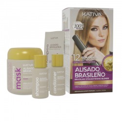 Kativa Professional Brasilianisches Glätten Pro Blonde Lot 6 Stk