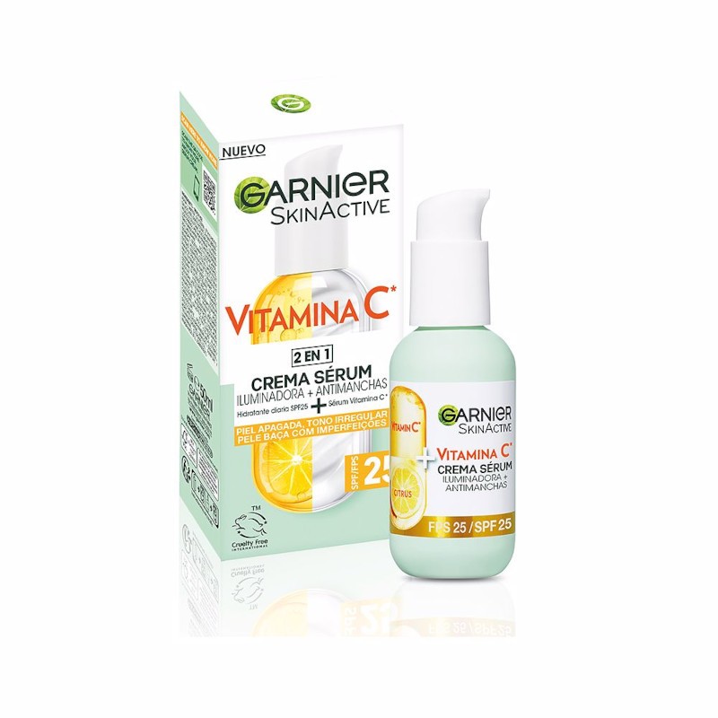 Garnier Skinactive Vitamin C Cremeserum Spf25 50 ml