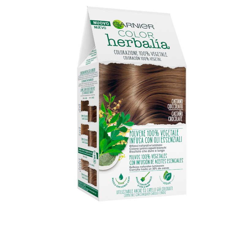 Garnier Herbalia Color 100% Chocolat Brun Végétal 140 Gr