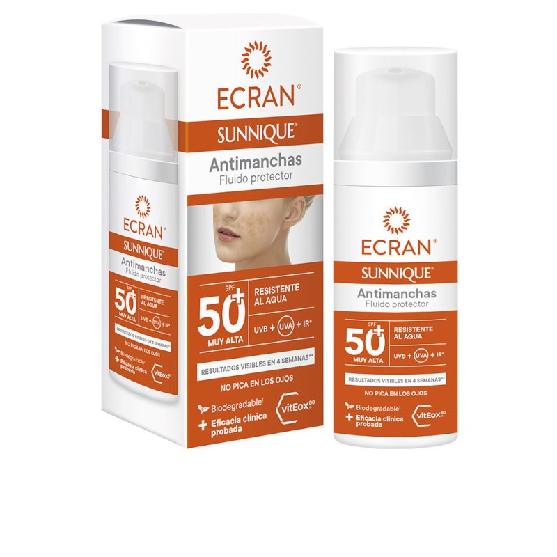 Ecran Sunnique Antimacchia Viso Spf50+ 50 ml