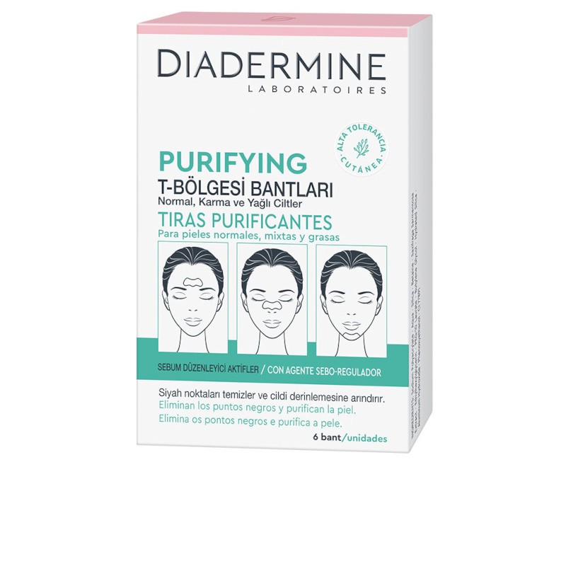 Diadermine Strisce Purificanti Pelli Normali Miste 6 U