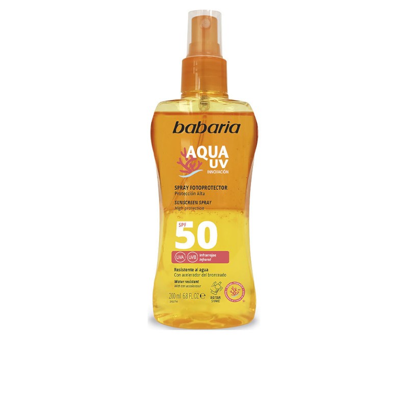 Babaria Solar Aqua Uv Spf50 Bifásico 200 ml