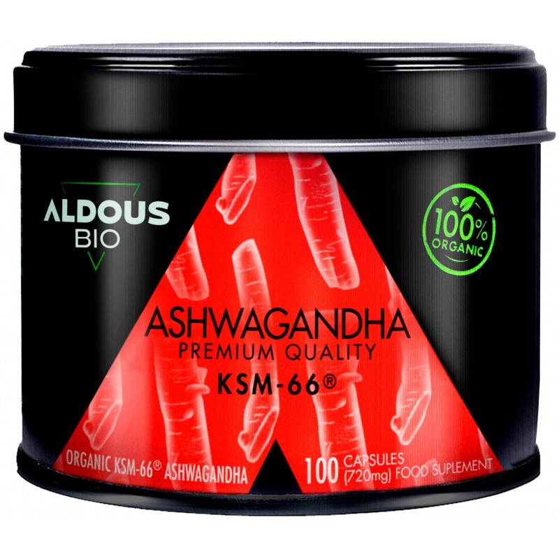 Aldous Ashwagandha KSM-66 Bio 100% Rein Aldous Ashwagandha KSM-66 Bio 100% Rein