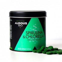 Aldous Espirulina y Chlorella Ecológica 1500 mg