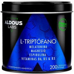 Aldous Triptófano con Melatonina, Magnesio, Espirulina Y Vitaminas