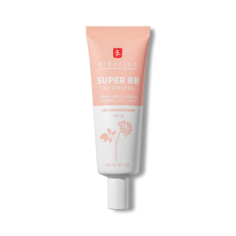 Erborian Super BB Cream - High Coverage Corrective Makeup Foundation with SPF20 for Uneven Skin (Various Shades) Erborian Super BB Cream - High Coverage Corrective Makeup Foundation with SPF20 for Uneven Skin (Various Shades)