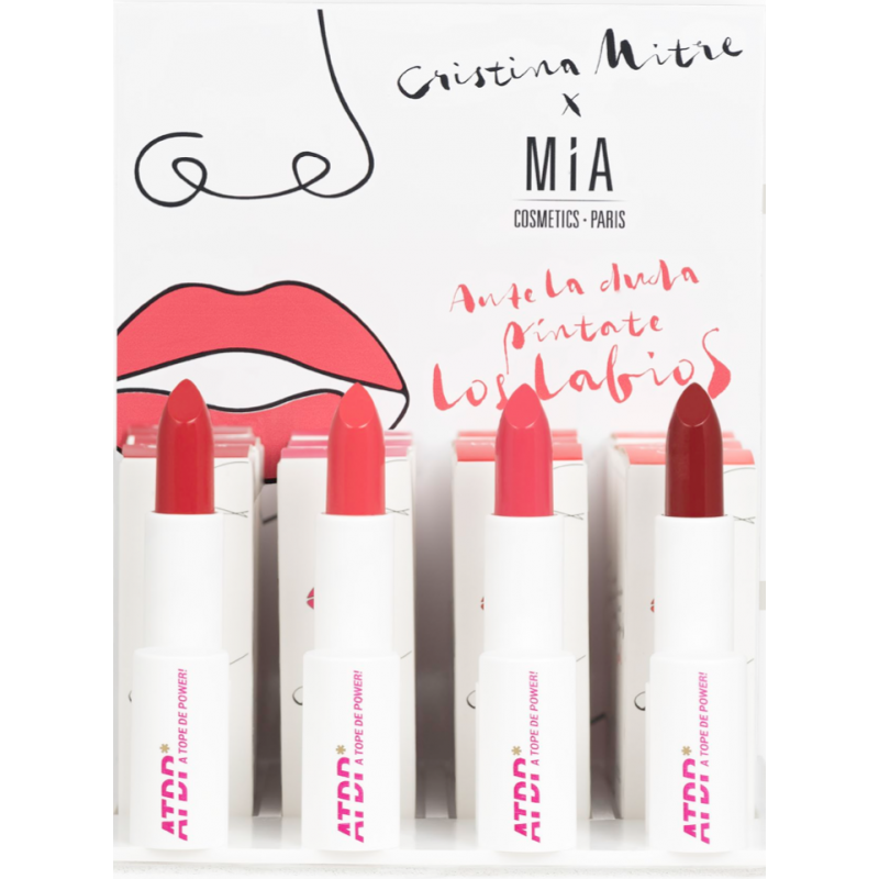 BURGUNDERROTER Lippenstift „voller Kraft“ Cristina Mitre BURGUNDERROTER Lippenstift „voller Kraft“ Cristina Mitre