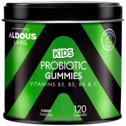 Aldous Labs Probiotika mit KIDS-Vitaminen in Gummibärchen 