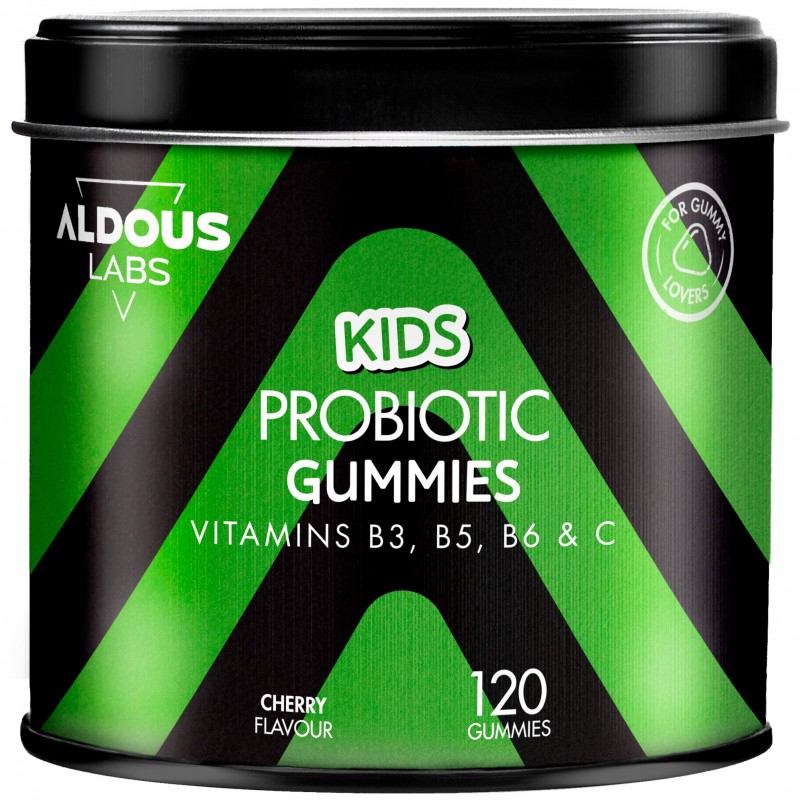 Probiotici Aldous Labs con vitamine per BAMBINI in caramelle gommose 