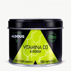 Aldous Vitamine D3 400UI 500 Comprimés