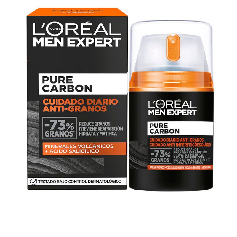 L'Oréal Paris Men Expert Pure Charcoal Cuidado Diario Antigranos 50 ml