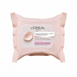 L'Oréal Paris Delicate Flowers Makeup Remover Wipes Sensitive Skin 25 U
