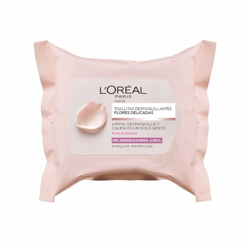L'Oréal Paris Delicate Flowers Salviette struccanti Pelli sensibili 25 U