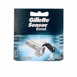 Gillette Sensor Excel Cargador 5 Recambios