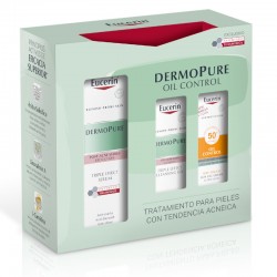 Eucerin Pack Dermopure Serum Triple Efecto 40ml + Mini Serum Triple Efecto + Mini Gel-Cream Oil Control Dry Touch SPF50