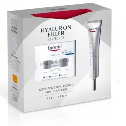 Eucerin Pack Hyaluron-Filler Crema de Día SPF15 50ml + Contorno de Ojos Hyaluron-Filler 15ml