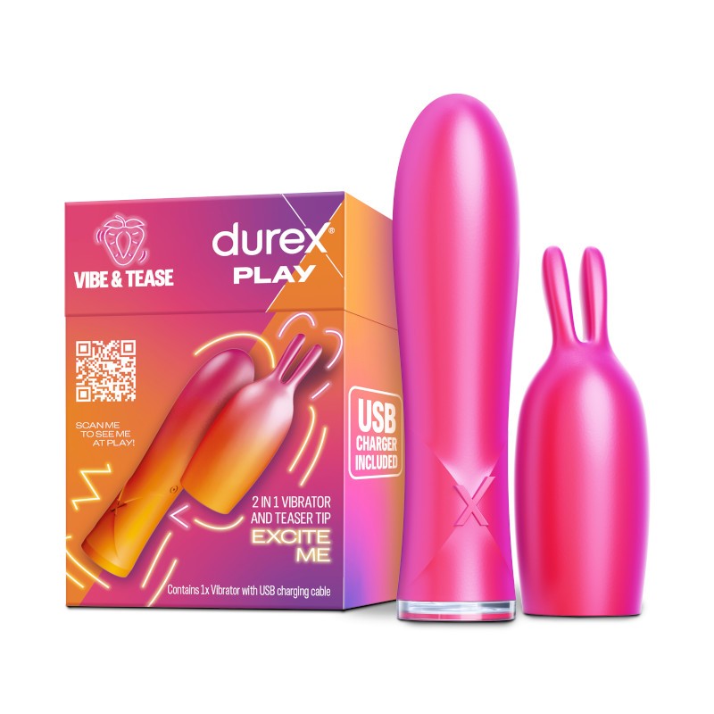 DUREX Bunny Vibrator 2 in 1 DUREX Bunny Vibrator 2 in 1