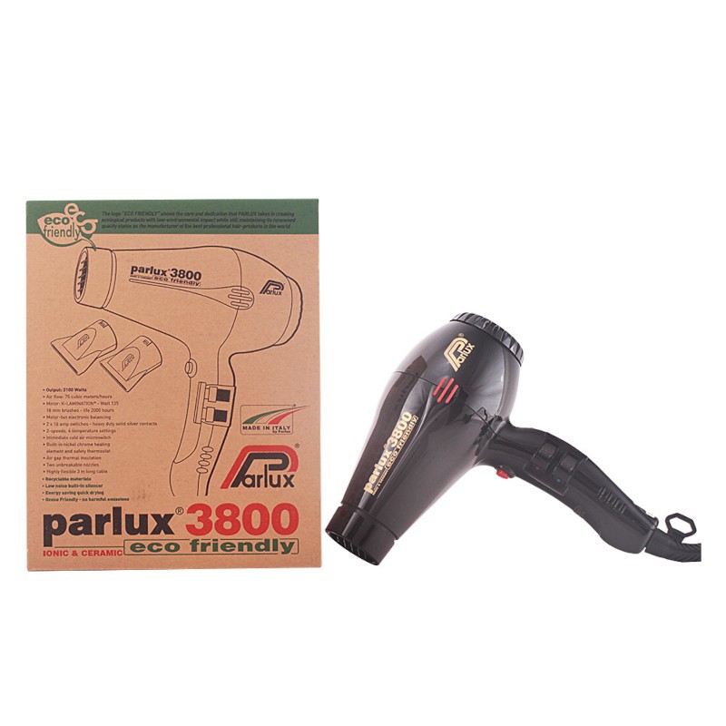 Parlux Parlux 3200 Ceramic & Ionic Edition Asciugatrice ecologica Nera 1 U