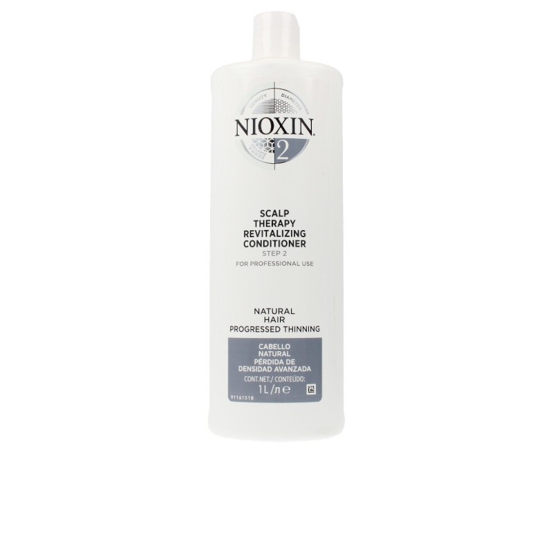 Nioxin Sistema 2 - Acondicionador - Cabello Fino, Natural Y Muy Debilitado - Paso 2 1000 ml