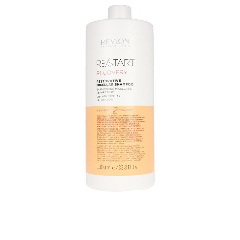 Revlon Re-Start Recovery Shampooing Micellaire Réparateur 1000 ml