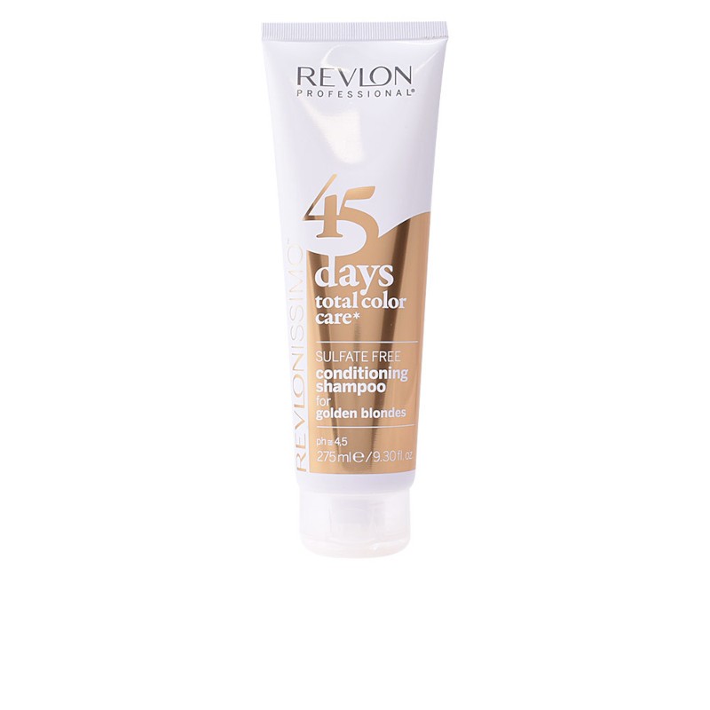Revlon 45 Days Shampooing Revitalisant Pour Blondes Dorées 275 ml