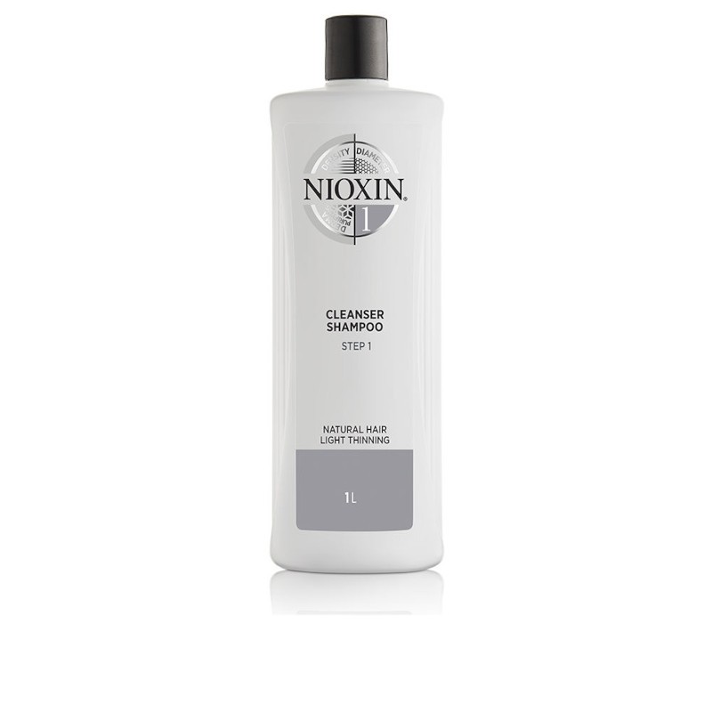 Nioxin System 1 - Shampoo - Natural Hair With Light Loss of Density - Step 1 1000 ml