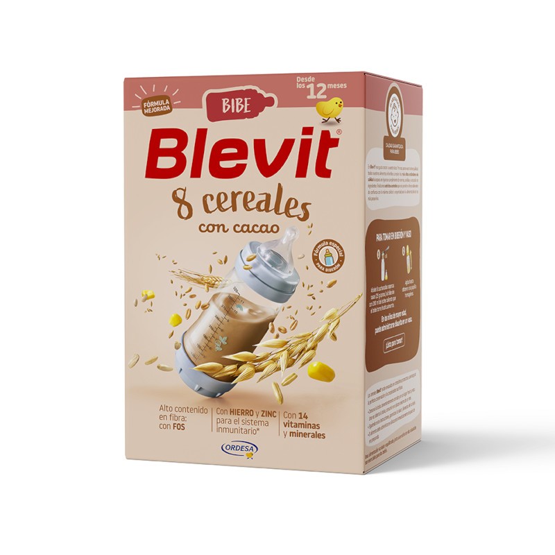 BLEVIT Bibe 8 Cereales y Cacao 500g