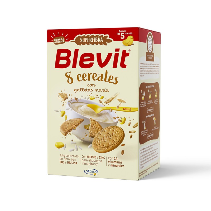 BLEVIT Super Fibra 8 Cereali e Biscotti 500g BLEVIT Super Fibra 8 Cereali e Biscotti 500g