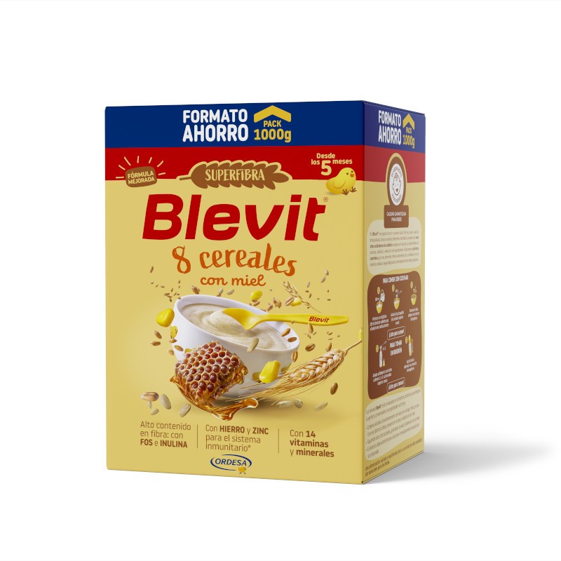 BLEVIT Sf 8 Cereales Y Miel 6X1000g 【OFERTA】