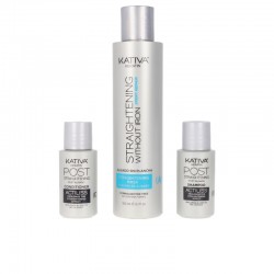 Kativa Keratin Anti-Frizz Glättung ohne Eisen, repariert Spliss, 30 Tage