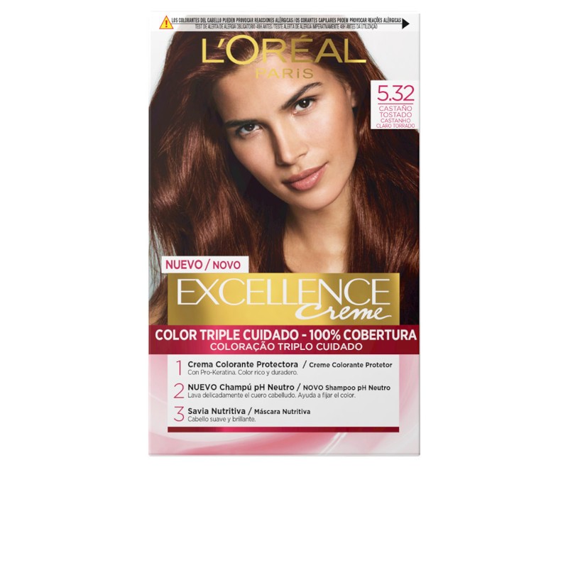 L'Oréal Paris Excellence Creme Tint 5.32-Castagna Tostata 192 ml