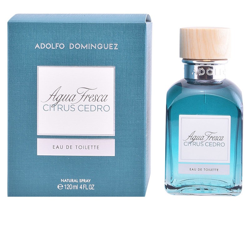 Adolfo Dominguez Agua Fresca Citrus Cedro Eau De Toilette Spray 120 ml
