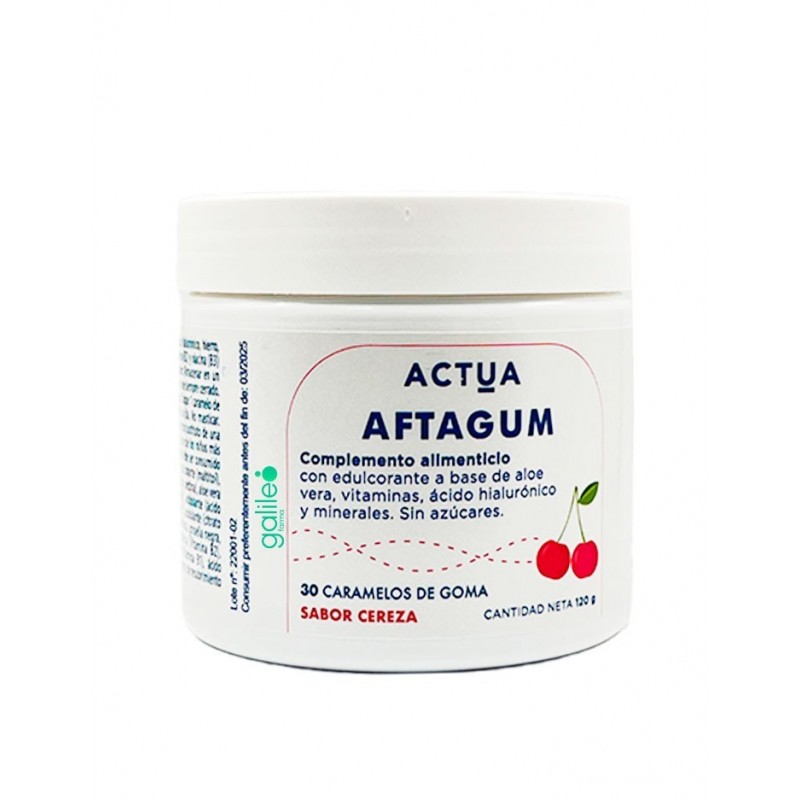 Actua Aftagum Gusto Ciliegia 30 Caramelle