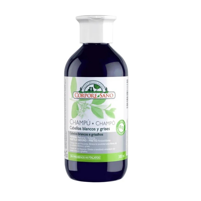 Corpore Sano Shampoing Cheveux Gris et Blancs 300 ml