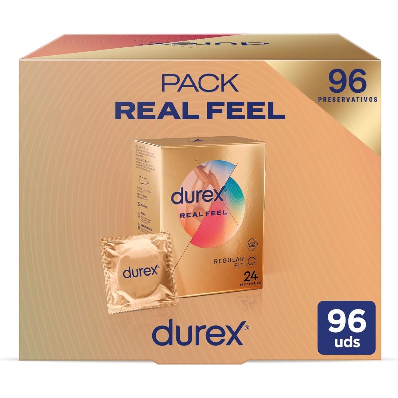 Preservativos DUREX Real Feel 96 unidades