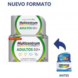 MULTICENTRUM Adultos 50+ (30 Comp) (Antes Select 50+)