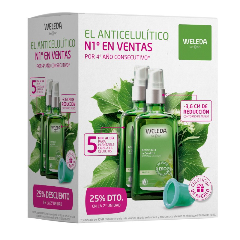 WELEDA Birch Anti-Cellulite Treatment 2x100ml (2nd unit 25%)